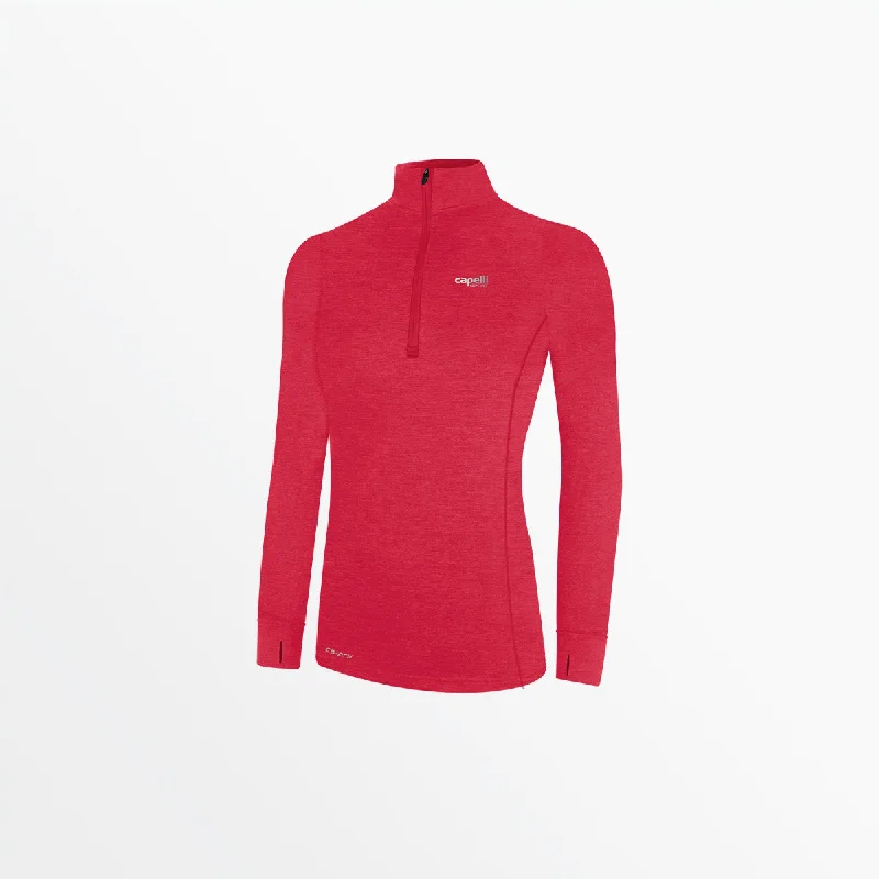 Women's Everyday Apparel WOMEN'S 1/4 ZIP RUNNING TOP