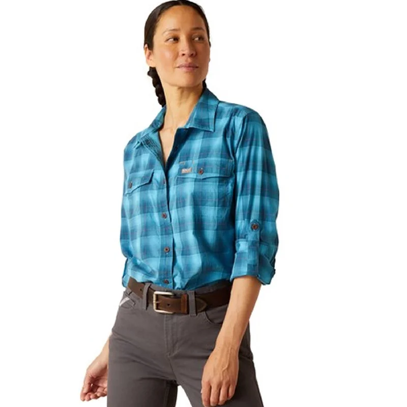 Affordable Women's Outfit Ariat Women's Rebar Made Tough DuraStretch Button-Down Work Shirt