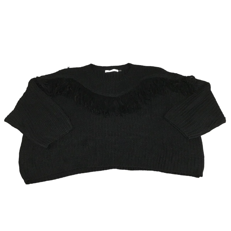 Sweater By Mustard Seed In Black, Size: M