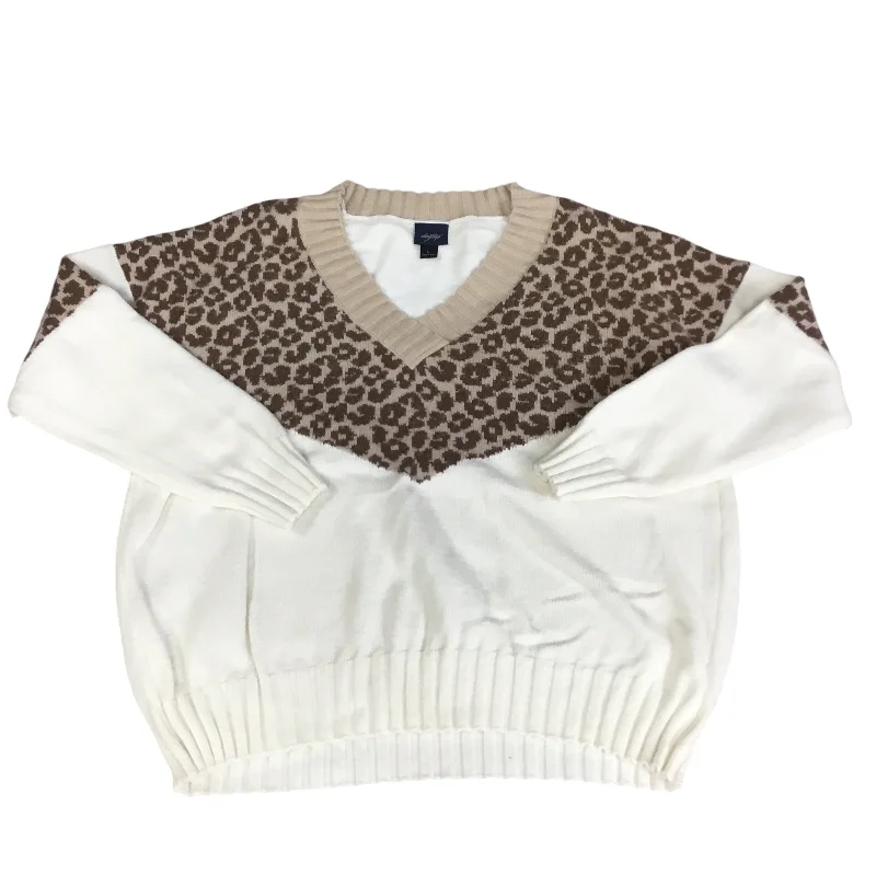 Sweater By Daytrip In Animal Print, Size: L