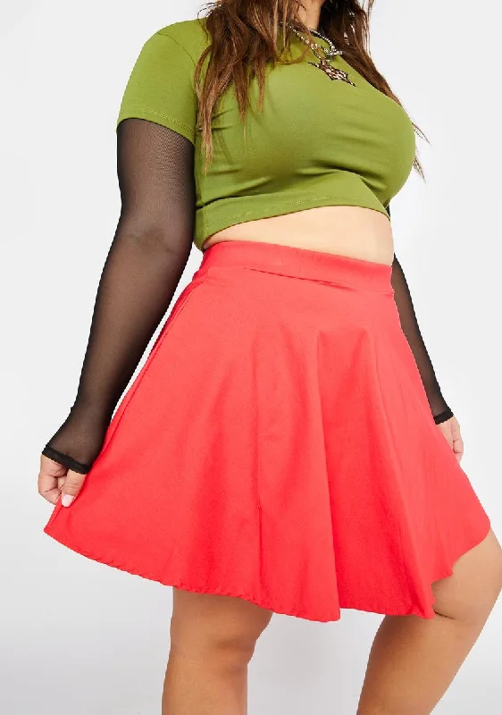 Affordable Luxury Women's Garments Plus Hot Former Love Skater Skirt