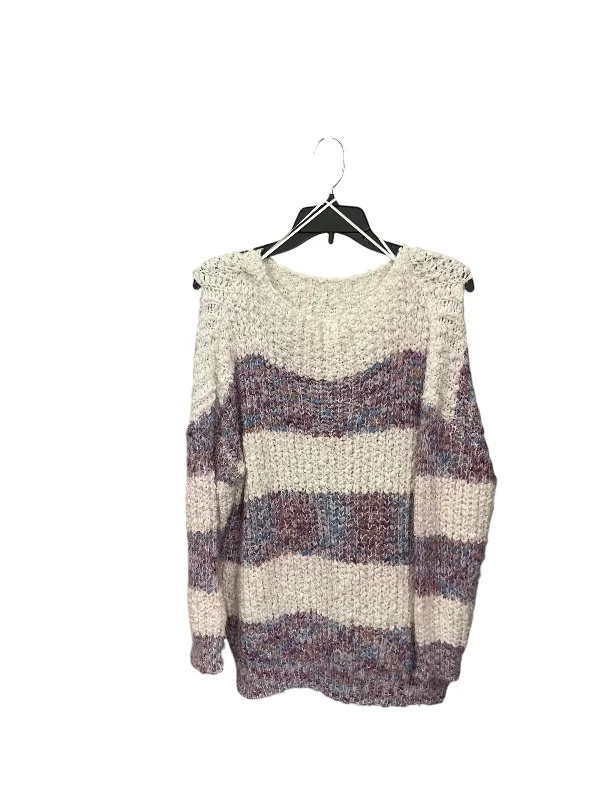 Sweater By Dreamers In Striped, Size: Xl