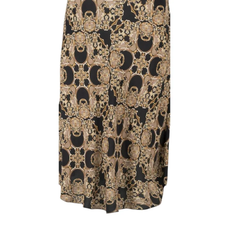 Casual Clothes For Women Harmony Midi Skirt In Baroque Print