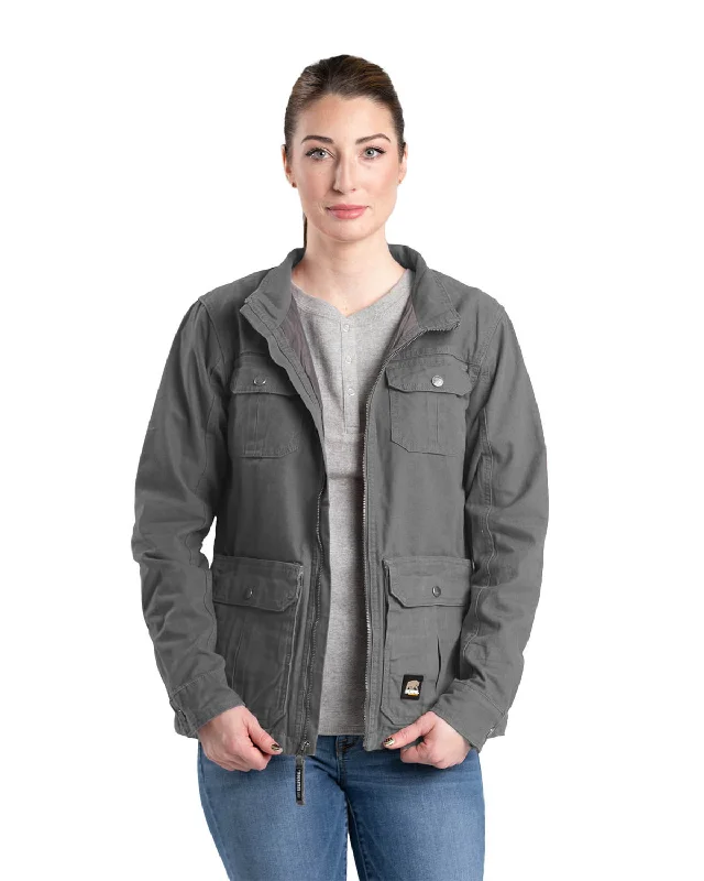 Women's Trendy Clothing Berne Titanium 100% Cotton Ladies Sierra One One Jacket