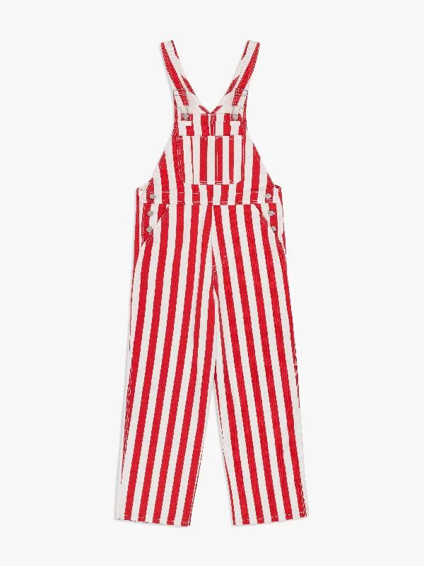 Women's Athletic Clothes Lucy Overall - Pomodoro Stripe