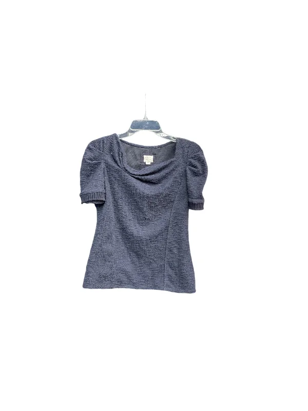 Sweater Short Sleeve By Postmark In Blue, Size: Xs