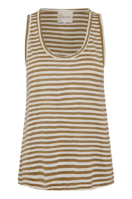 Comfortable Women's Clothing EW Lisa Striped Top