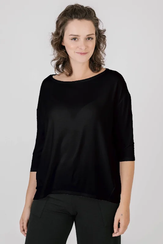 Vintage-Inspired Women's Apparel Leisure 3/4 Sleeve