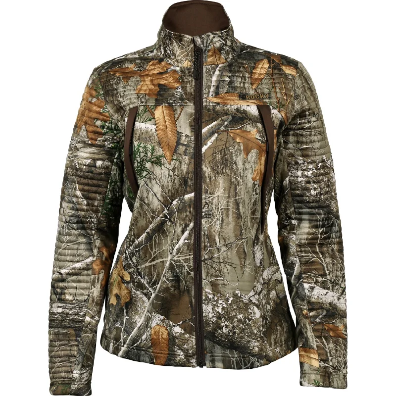 Women's Elegant Evening Attire Rocky Womens Outdoor Stratum Realtree Edge Synthetic Softshell Jacket