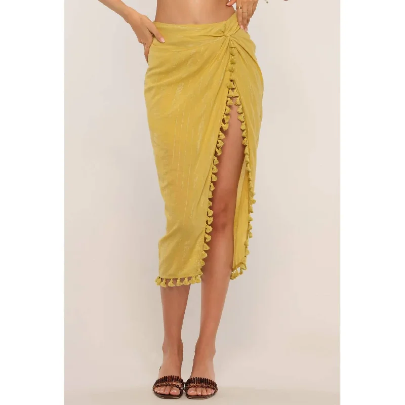 Women's Everyday Clothes Mirae Skirt In Citron