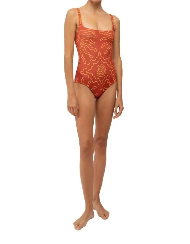 Women's Chic Apparel Mile One Piece In Oasis