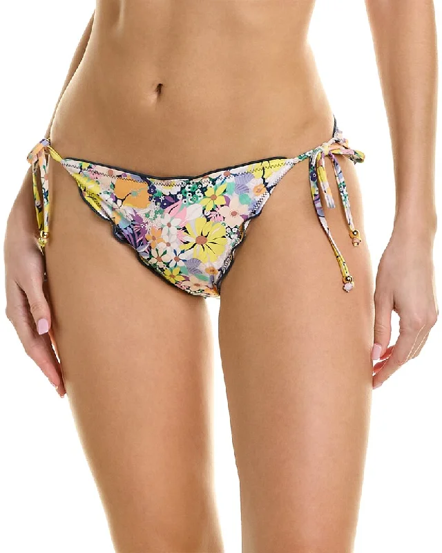 Comfortable Women's Apparel Shoshanna Lettuce String Bikini Bottom