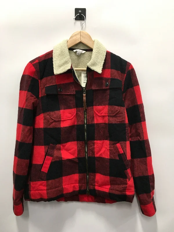 Casual Outfit For Women Plaid Pattern Jacket Fleece L.l. Bean, Size Xs