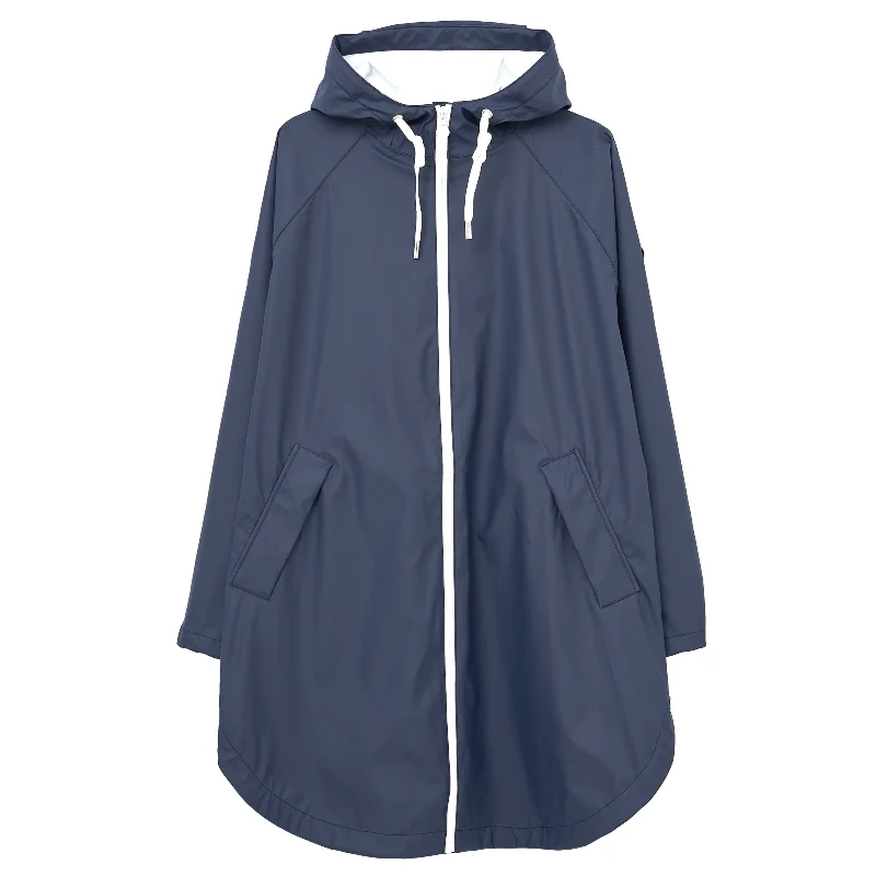 Affordable Women's Clothing Sky Raincoat Navy