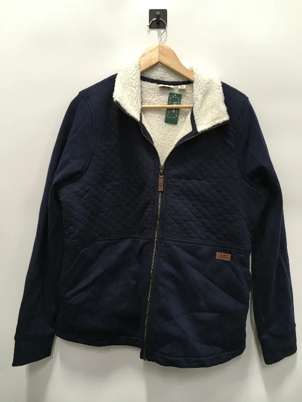 Women's Clothing For Travel Navy Jacket Fleece L.l. Bean, Size L