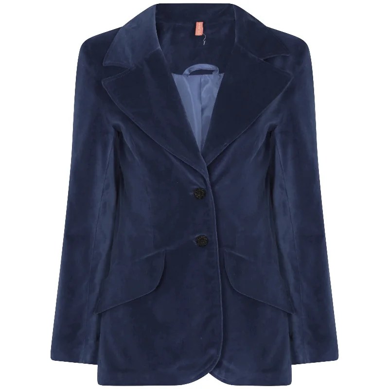 Women's Functional Outdoor Garments Susan Velvet Jacket Navy