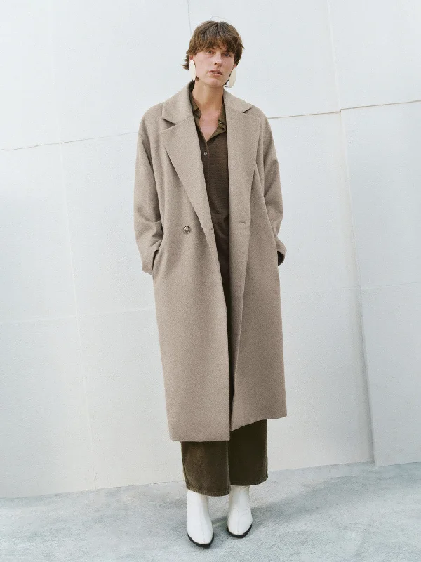 Trendy Athleisure Clothing For Women Ingrid Belted Maxi Coats