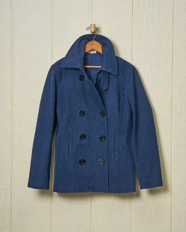 Fashionable Women's Clothes Women's Cropped Peacoat in Navy