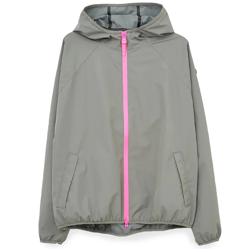 Women's Athleisure Apparel Chiuvula Raincoat Castor Grey