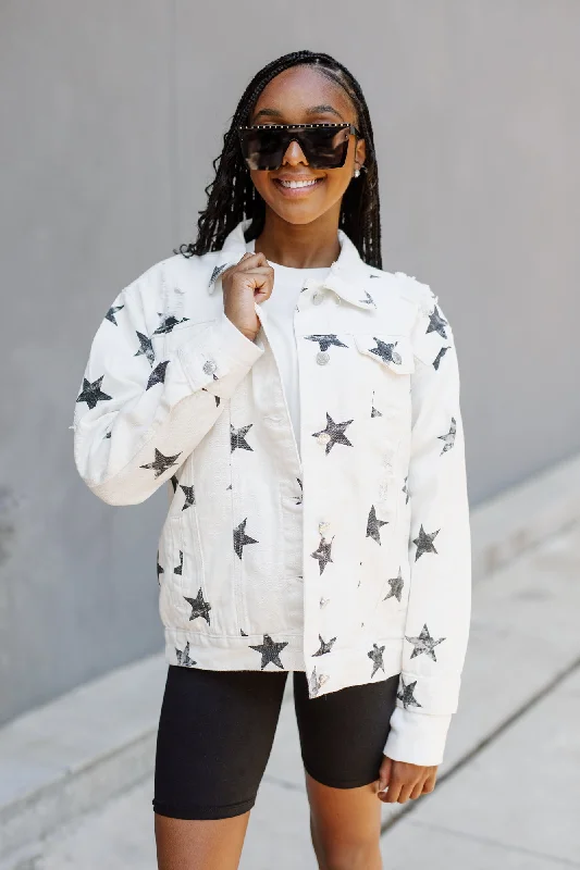 Flash Sale On Trendy Outfits – Don't Miss Out STARRY EYED DENIM JACKET