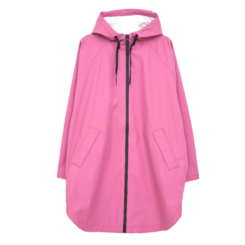 Modern Women's Outfit Sky Raincoat Red Violet