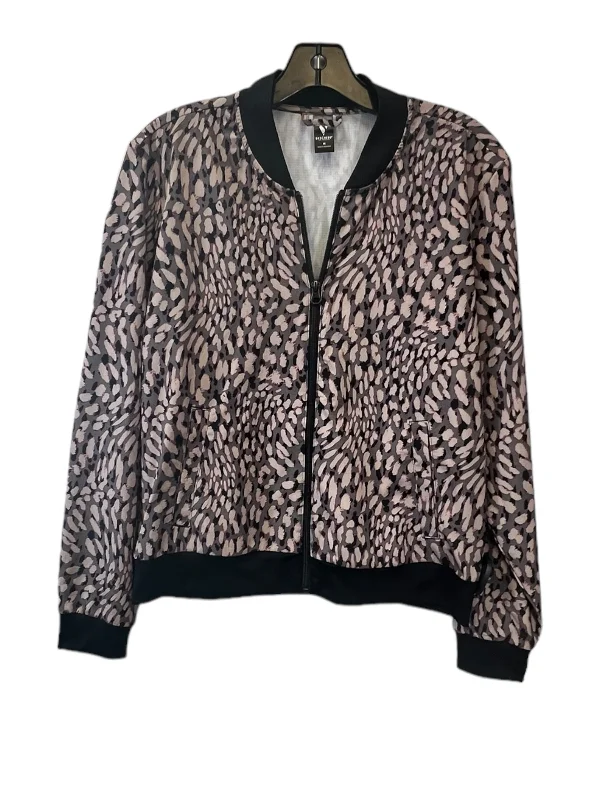 Women's Chic Outerwear Outfit Animal Print Jacket Other Skechers, Size M