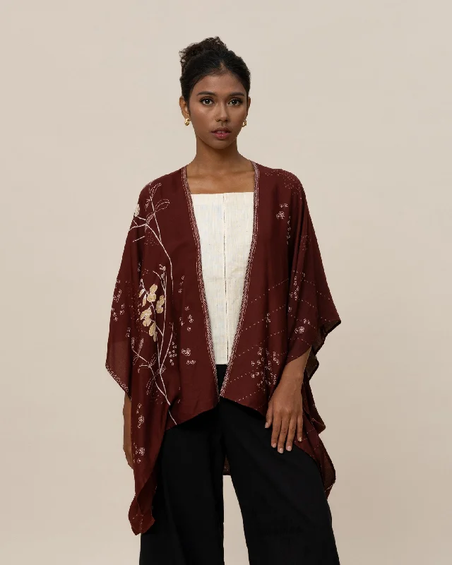 Stylish Women's Outerwear Apparel KEMBANG - Sylk Throw