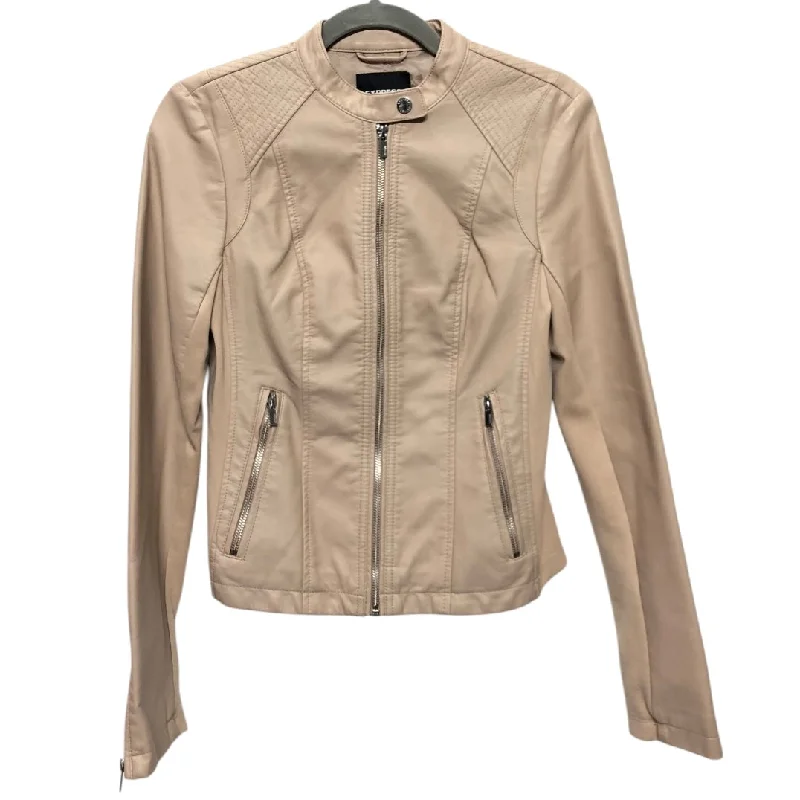 Shop Stylish Fashion At Unbeatable Prices Now Jacket Moto By Express In Cream, Size:Xs