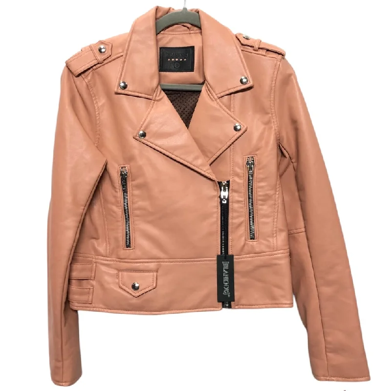 Final Call – Shop Elegant And Casual Fashion For Less Jacket Moto By Blanknyc In Beige, Size:S