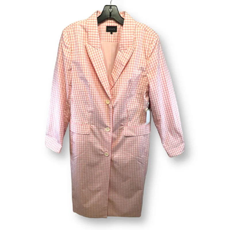 Women's Vintage Garments Pink & White Coat Other 1.state, Size L