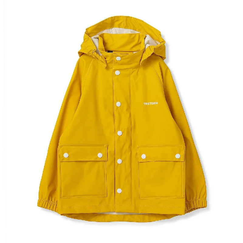 Stylish Outerwear Clothing For Women Kids Wings Rain Coat (Spectra Yellow)