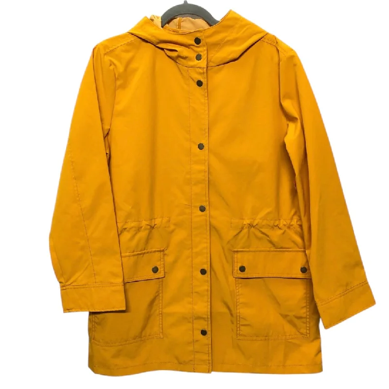 Women's High-Fashion Apparel Coat Raincoat By J. Crew In Yellow, Size:M