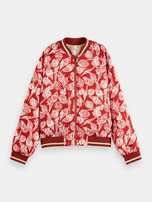 Charming Everyday Clothing For Women Reversible bomber jacket