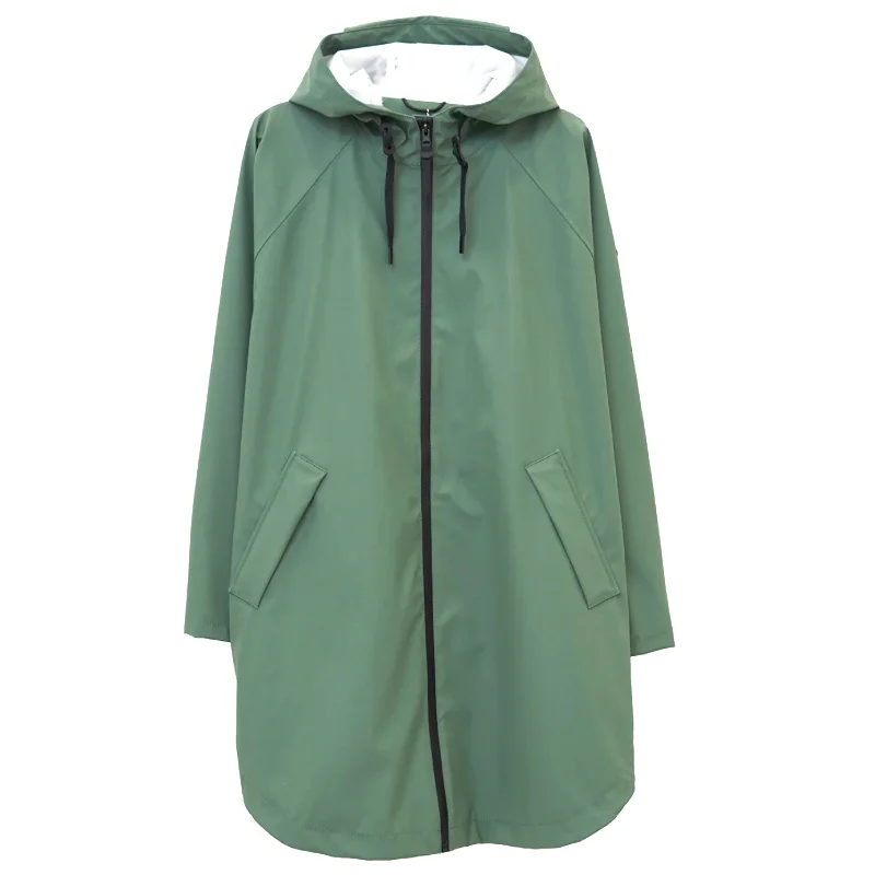 Women's Athletic Garments Sky Raincoat Dark Forest