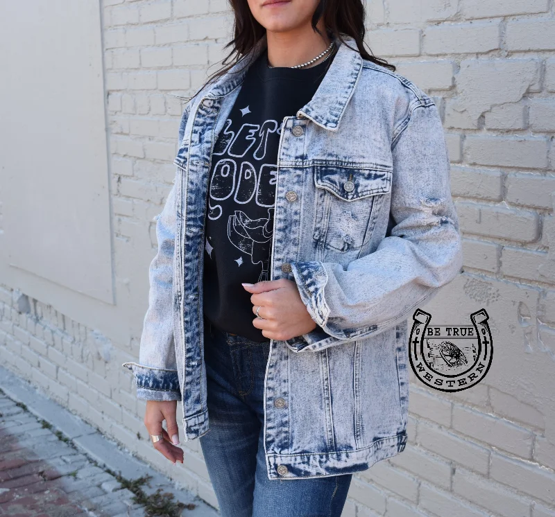 Women's Sporty Clothes The Blue Jean Baby Jacket