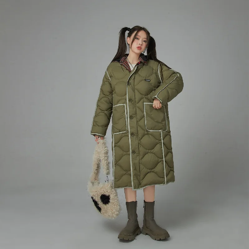 Women's Functional Outdoor Garments I Got Up Cozy Quilted Padding Coat