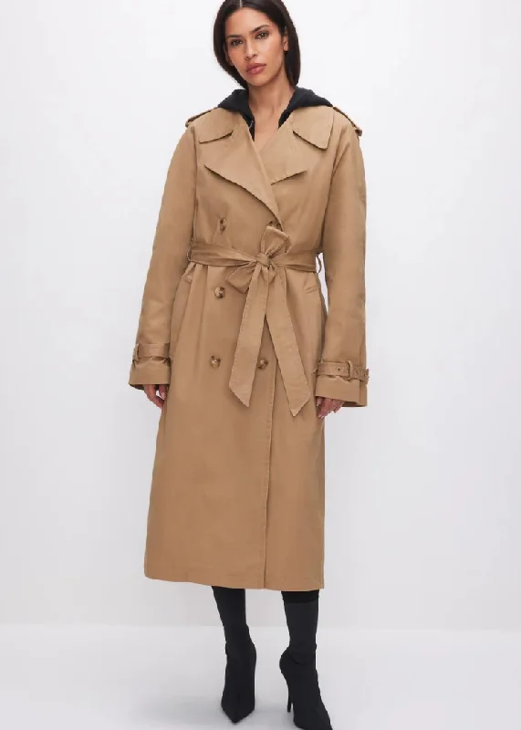 Women's Clothes For Special Occasions Good American Chino Trench Coat