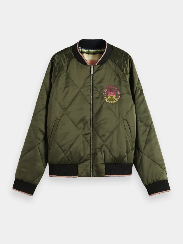 Don't Miss Out – Your Favorite Fashion Pieces On Sale Embroidered bomber jacket