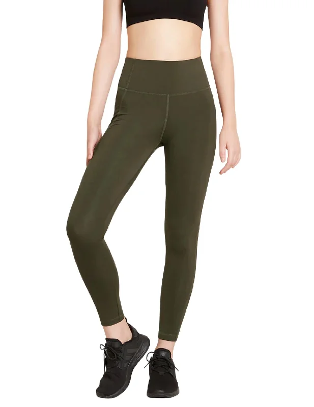 Timeless Women's Clothing Active High Waist Full Legging With Pockets In Dark Olive