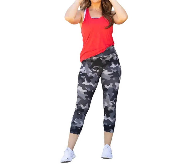 Women's Clothing For Special Occasions Charlie Capri Leggings In Camo