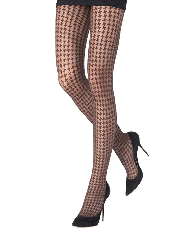 Vintage-Inspired Women's Apparel Emilio Cavallini Small Pied De Poule Tight