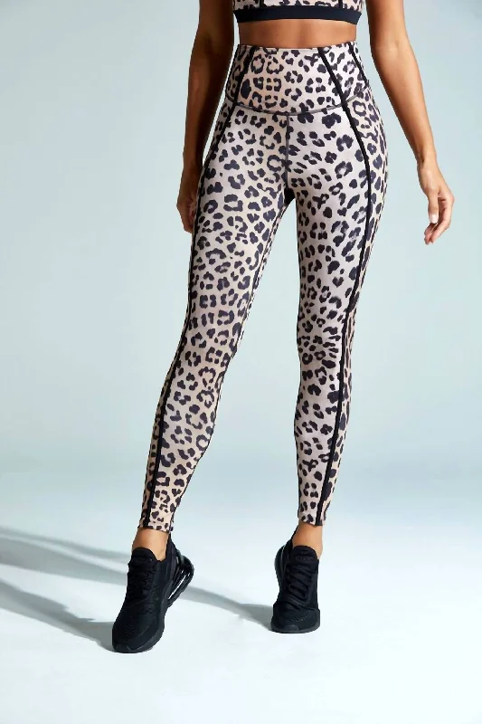 Women's Plus-Size Garments Frame Legging In Leopard