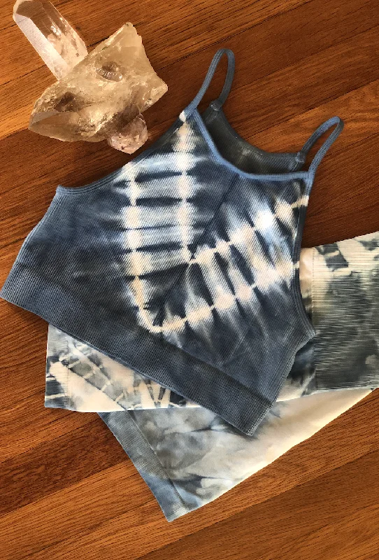 BLUE SUFI V TIE DYE