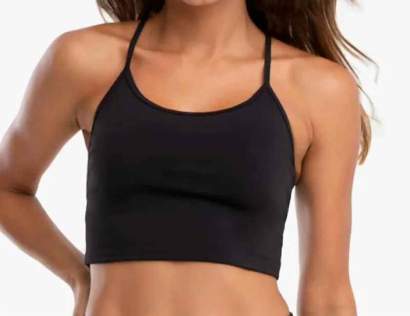 Women's Trendy Activewear Apparel Leah Blackout Sports Bra