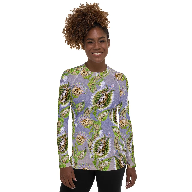 Women's Charming Outfit For Events Leopardo Women's Rash Guard