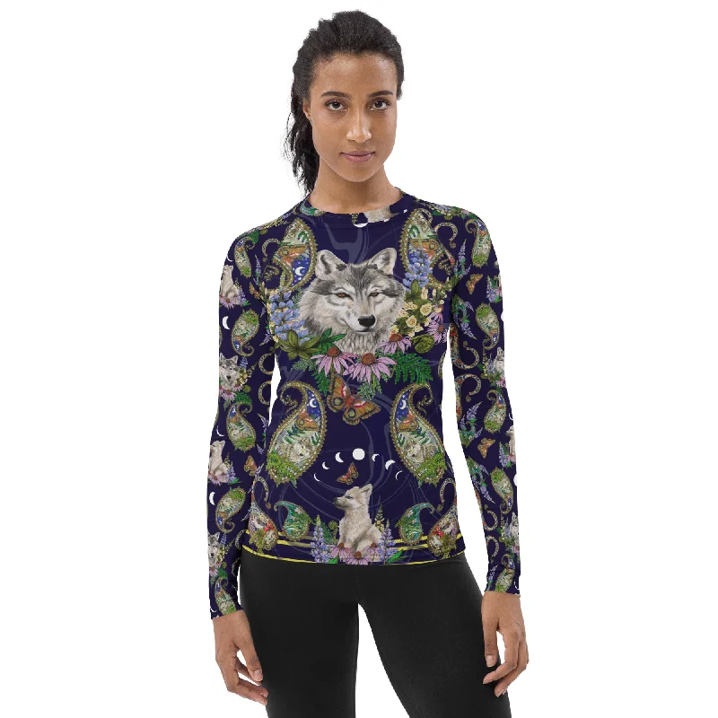 High-Fashion Women's Clothing Lone Wolf & Cub Women's Rash Guard