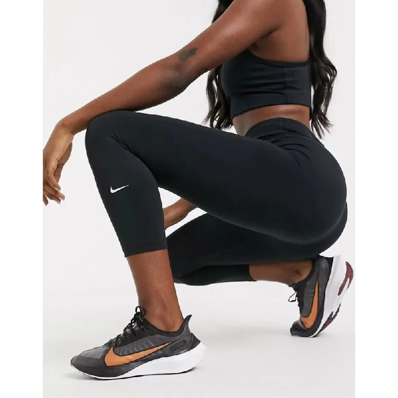 Women's Elegant Clothes Nike One Mid-Rise Crop Training Tights Black  BV0001-010 Women's