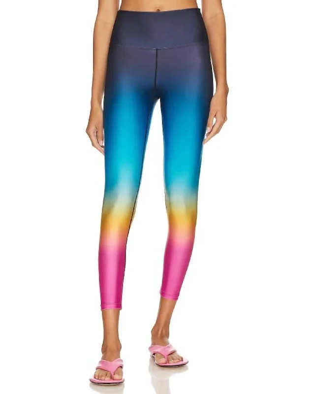 Comfortable Outfit For Women Piper Leggings Jr In Ocean Sunset