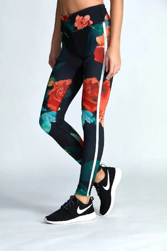 Vintage-Inspired Garments Rose Legging In Multi