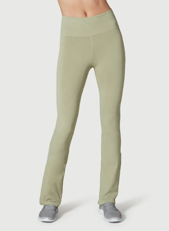 Stylish Women's Attire Seamless Bootcut Leggings In Mint